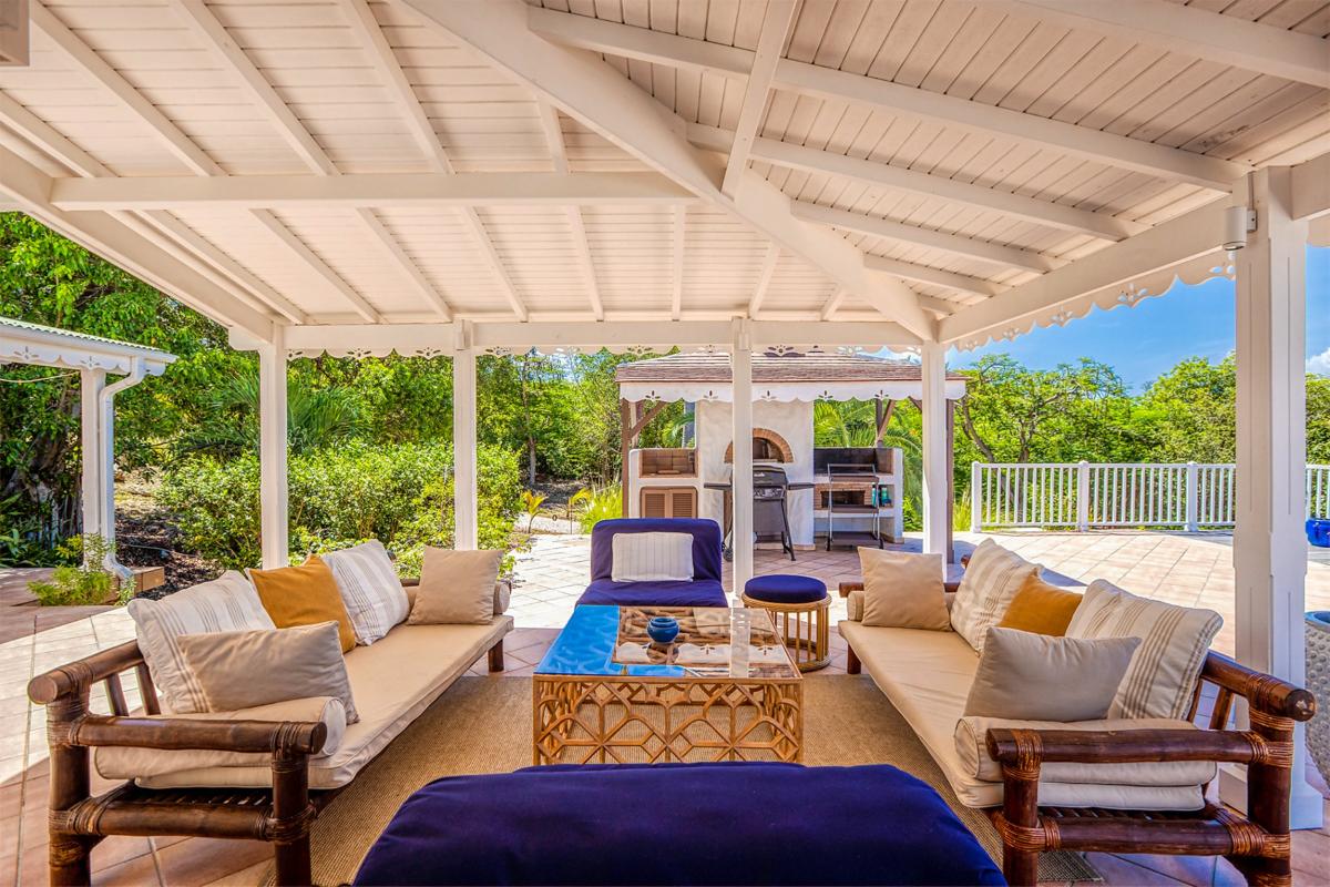 Villa for rent in St Martin - Outdoor living area